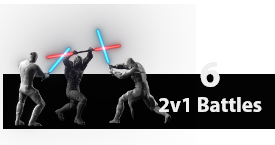 3d animation - Laser Sword - 2v1 Battles category